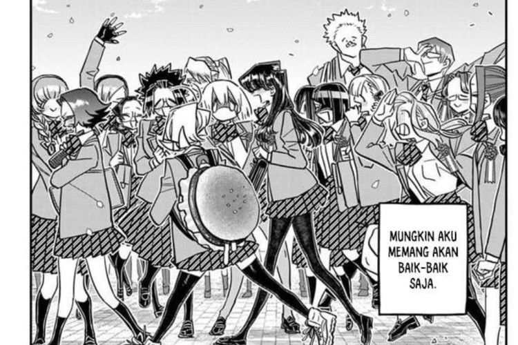 見同學是溝通魯蛇《Komi-san wa Komyushou Desu》第503話的閱讀平台，科米的新計畫